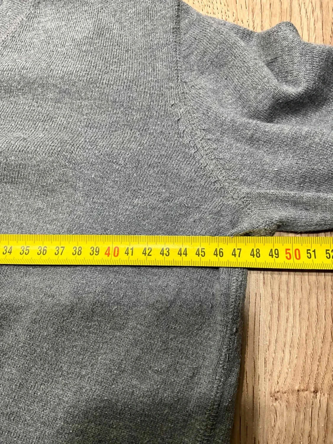 Pull Tommy Hilfiger V-neck Femme S coton cashmere Gris – photo 11